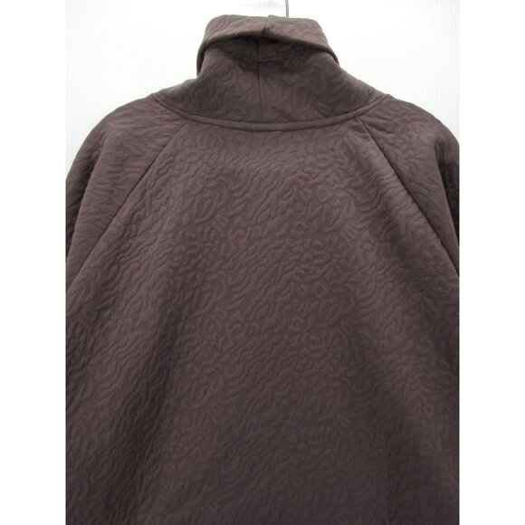 Juicy Couture Sweatshirt Large Purple Truffle Jacquard Pullover NEW - Picture 10 of 13